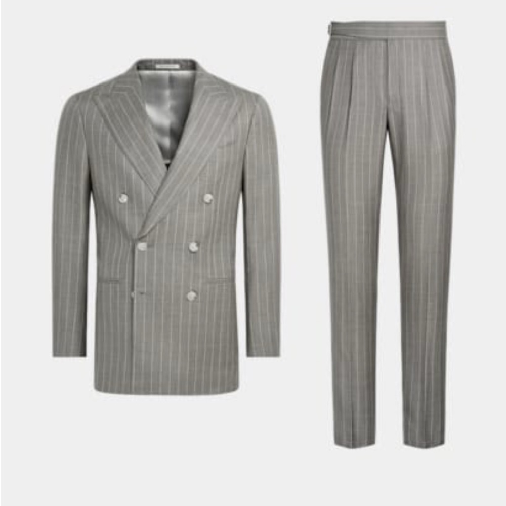 Suitsupply Gray Pinstripe Men's Suit